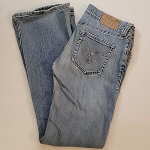 Roxy Denim Sunset Beach Flare Fit Women's Light Wash Size 5